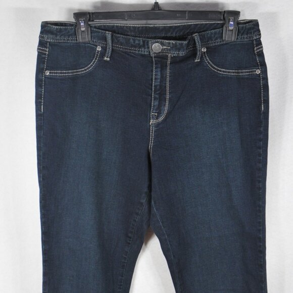 Style & Co. Women's Jeans 16 Boot Leg Denim Dark NWOT - Picture 1 of 6